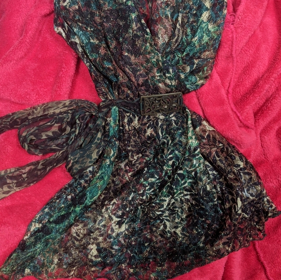 Karen Kane sheer blouse must see! - Picture 4 of 12